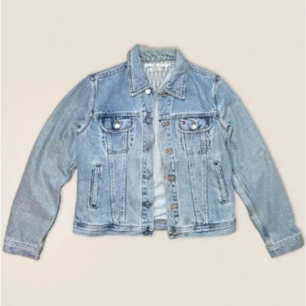 Trendy Light Blue Denim Jacket